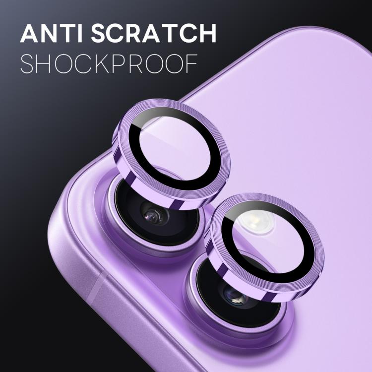For iPhone 17 NORTHJO Camera Lens Protector CD Metal Ring Tempered Glass Film