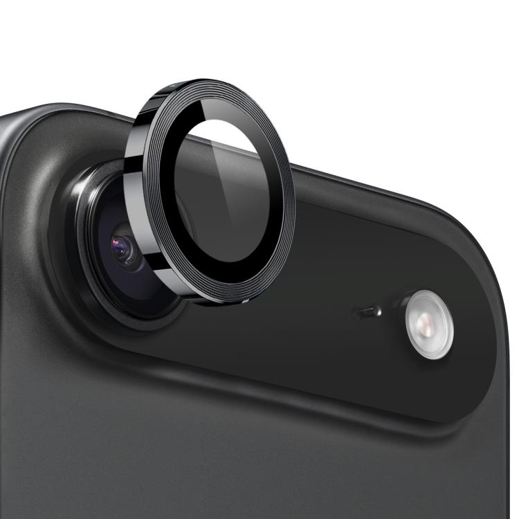 For iPhone Air NORTHJO Camera Lens Protector CD Metal Ring Tempered Glass Film