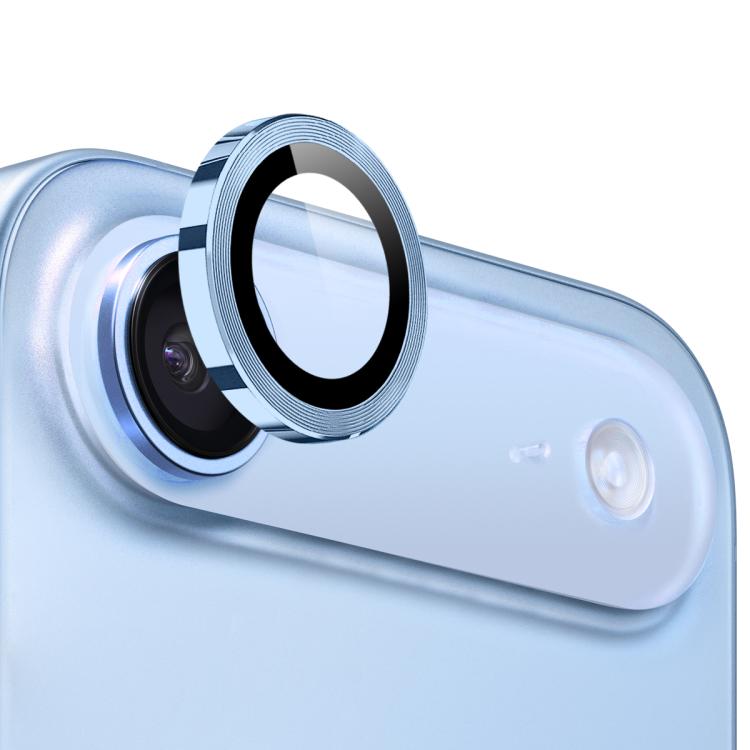 For iPhone Air NORTHJO Camera Lens Protector CD Metal Ring Tempered Glass Film