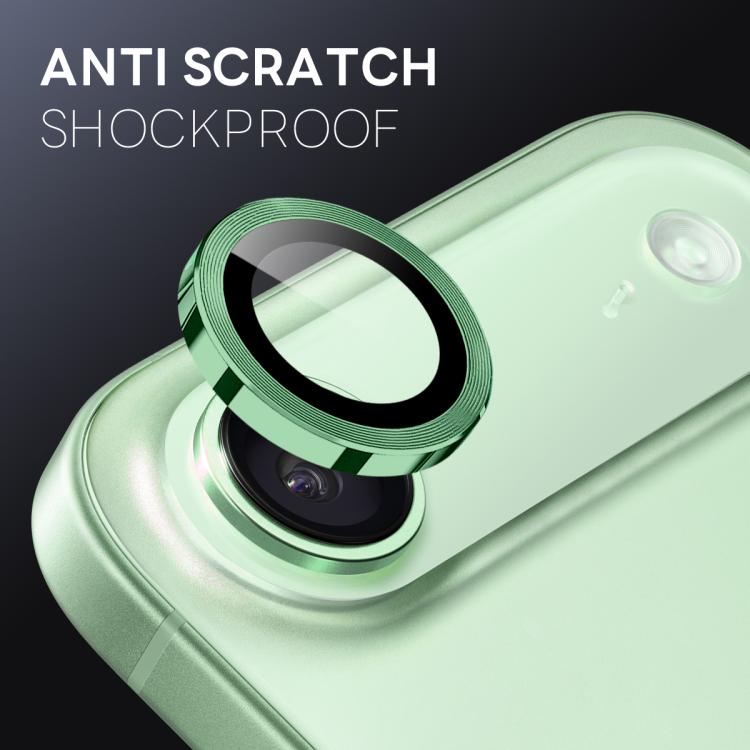 For iPhone Air NORTHJO Camera Lens Protector CD Metal Ring Tempered Glass Film