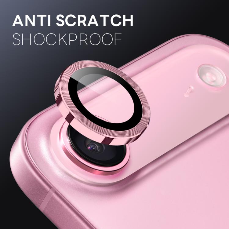 For iPhone Air NORTHJO Camera Lens Protector CD Metal Ring Tempered Glass Film