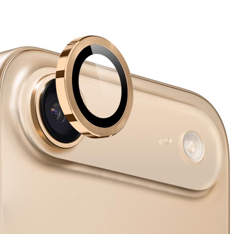 For iPhone Air NORTHJO Camera Lens Protector CD Metal Ring Tempered Glass Film