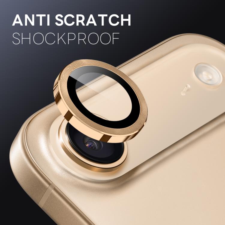 For iPhone Air NORTHJO Camera Lens Protector CD Metal Ring Tempered Glass Film