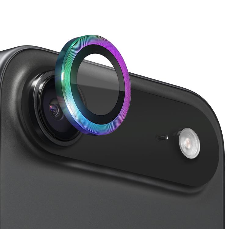 For iPhone Air NORTHJO Camera Lens Protector CD Metal Ring Tempered Glass Film