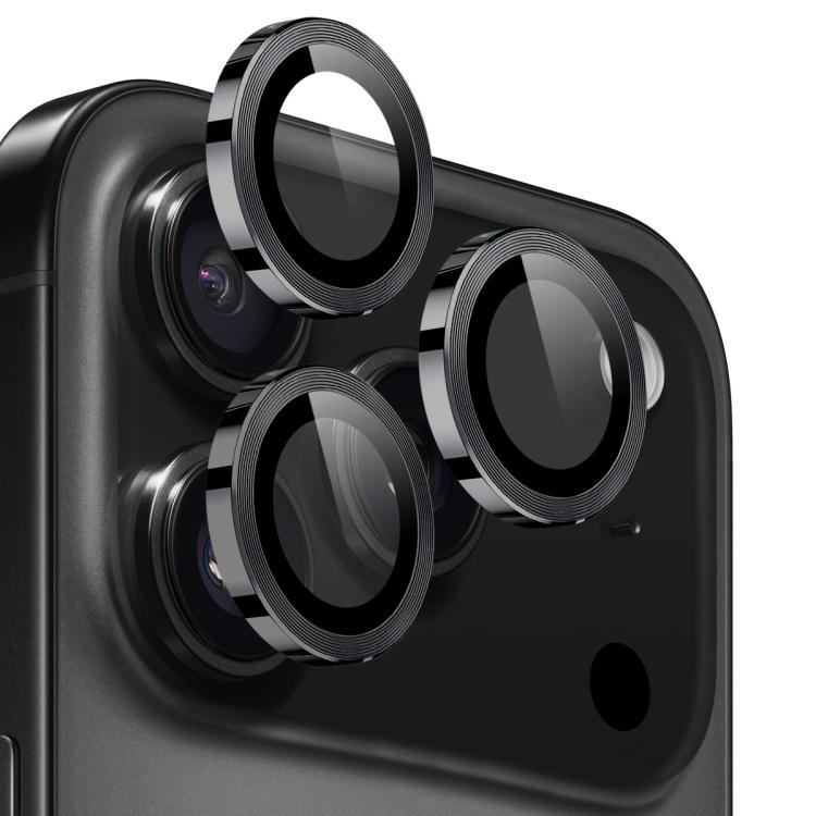 For iPhone 17 Pro / 17 Pro Max NORTHJO Camera Lens Protector CD Metal Ring Tempered Glass Film