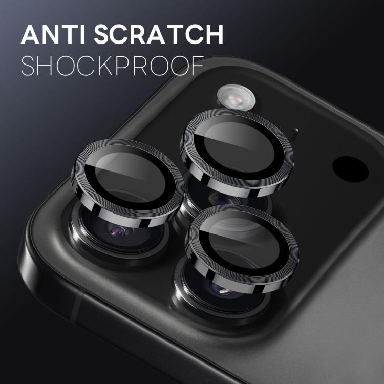 For iPhone 17 Pro / 17 Pro Max NORTHJO Camera Lens Protector CD Metal Ring Tempered Glass Film