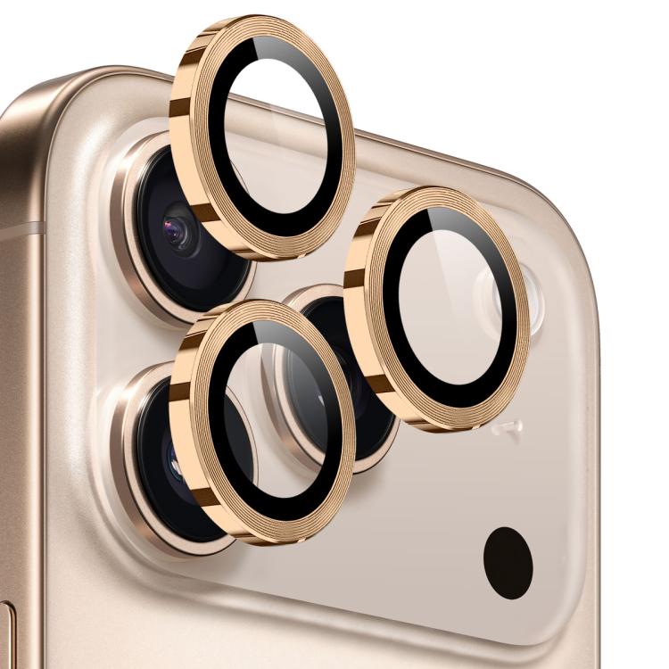 For iPhone 17 Pro / 17 Pro Max NORTHJO Camera Lens Protector CD Metal Ring Tempered Glass Film