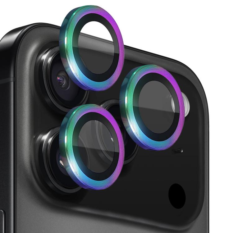 For iPhone 17 Pro / 17 Pro Max NORTHJO Camera Lens Protector CD Metal Ring Tempered Glass Film