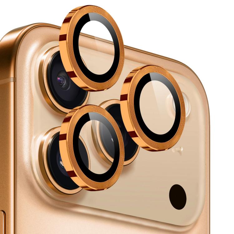 For iPhone 17 Pro / 17 Pro Max NORTHJO Camera Lens Protector CD Metal Ring Tempered Glass Film