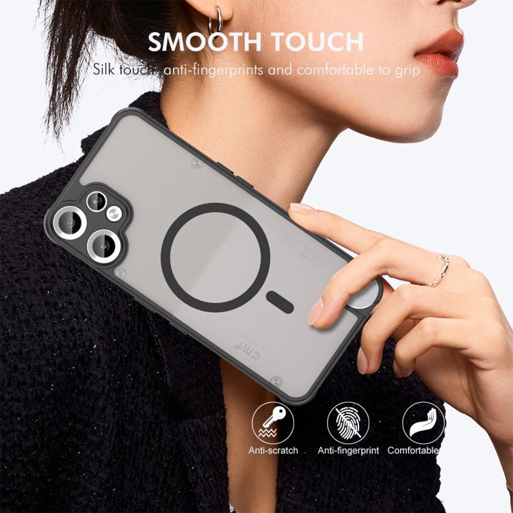 For Nothing CMF Phone 2 Pro ENKAY Hat-Prince MagSafe Matte Translucent Shockproof Phone Case with Large Arc Edge Film