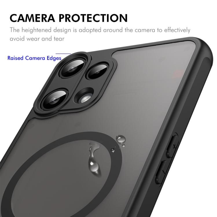 For Nothing Phone 3a Lite ENKAY Hat-Prince MagSafe Matte Translucent Shockproof Phone Case with Large Arc Edge Film