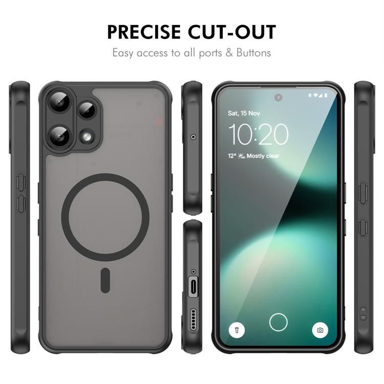 For Nothing Phone 3a Lite ENKAY Hat-Prince MagSafe Matte Translucent Shockproof Phone Case with Large Arc Edge Film