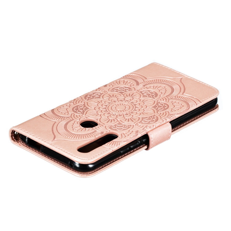 Mandala Embossing Pattern Horizontal Flip Leather Case for Huawei Y9 Prime(2019) / P Smart Z, with Holder & Card Slots & Wallet & Photo Frame &  Lanyard