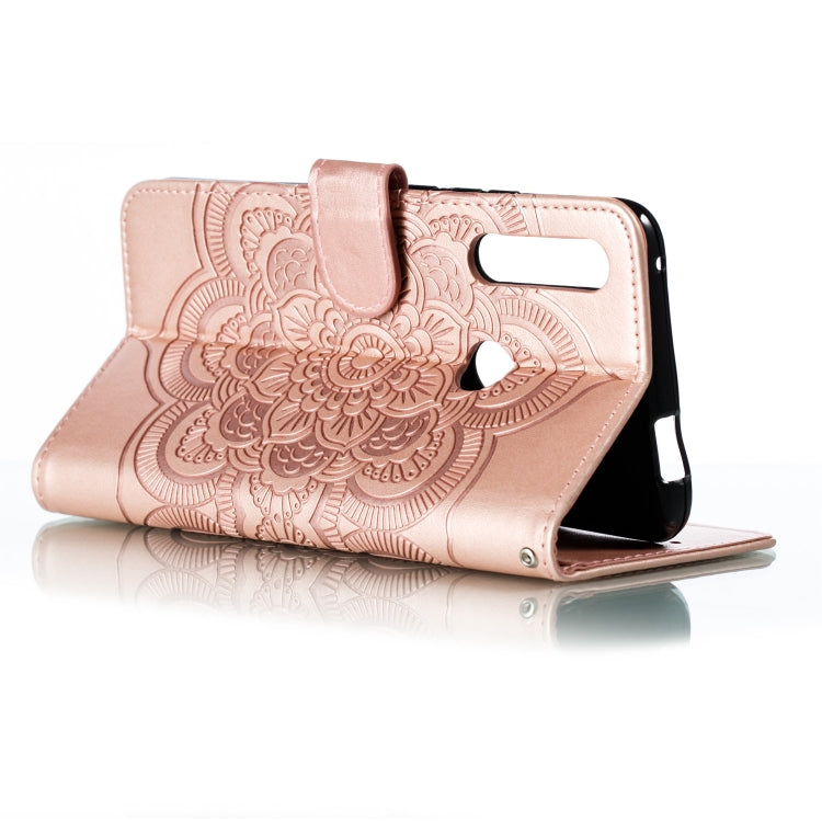 Mandala Embossing Pattern Horizontal Flip Leather Case for Huawei Y9 Prime(2019) / P Smart Z, with Holder & Card Slots & Wallet & Photo Frame &  Lanyard
