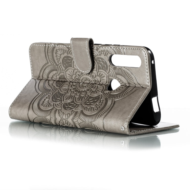 Mandala Embossing Pattern Horizontal Flip Leather Case for Huawei Y9 Prime(2019) / P Smart Z, with Holder & Card Slots & Wallet & Photo Frame &  Lanyard