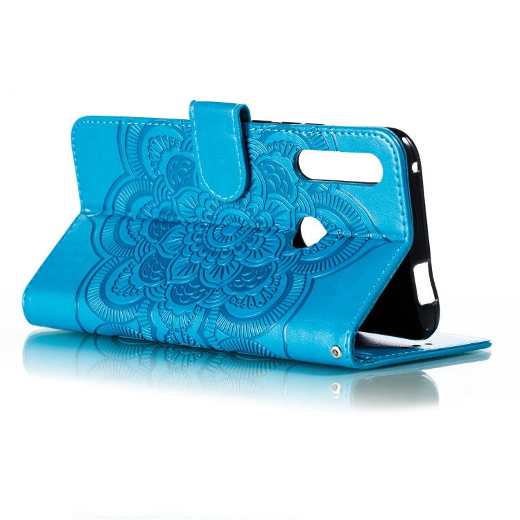 Mandala Embossing Pattern Horizontal Flip Leather Case for Huawei Y9 Prime(2019) / P Smart Z, with Holder & Card Slots & Wallet & Photo Frame &  Lanyard