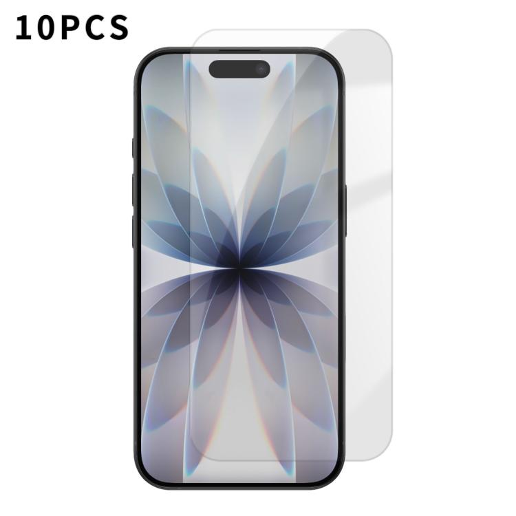 For iPhone 17 Kalebol 10pcs High-Aluminum Semi-Screen Anti-Fingerprint HD Tempered Glass Film