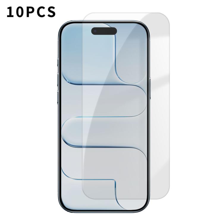 For iPhone Air Kalebol 10pcs High-Aluminum Semi-Screen Anti-Fingerprint HD Tempered Glass Film