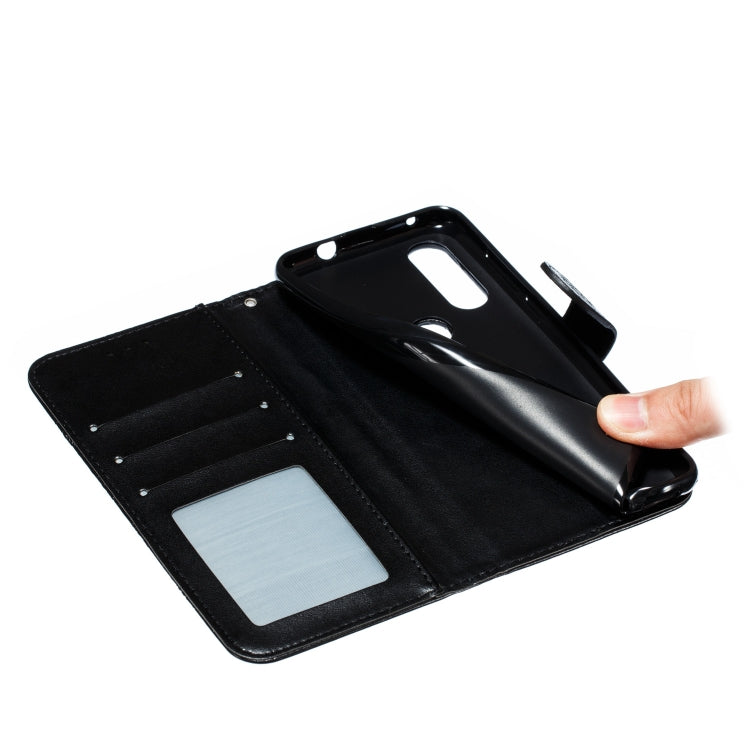 Mandala Embossing Pattern Horizontal Flip Leather Case for Motorola Moto P40 Power , with Holder & Card Slots & Wallet & Photo Frame &  Lanyard