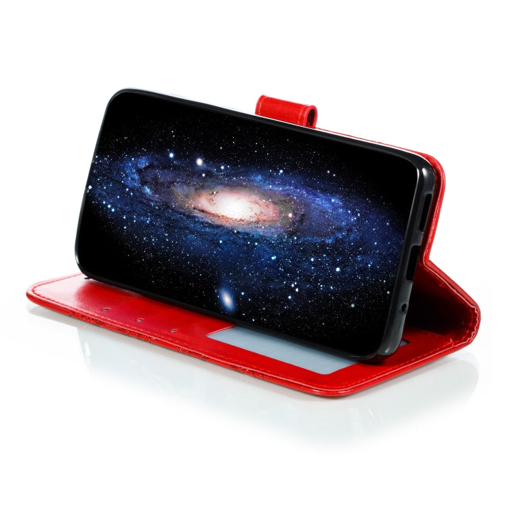 Mandala Embossing Pattern Horizontal Flip Leather Case for Motorola Moto P40 Power , with Holder & Card Slots & Wallet & Photo Frame &  Lanyard