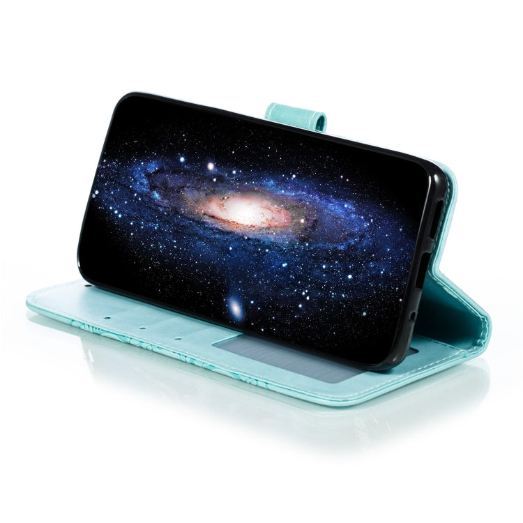 Mandala Embossing Pattern Horizontal Flip Leather Case for Motorola Moto P40 Power , with Holder & Card Slots & Wallet & Photo Frame &  Lanyard