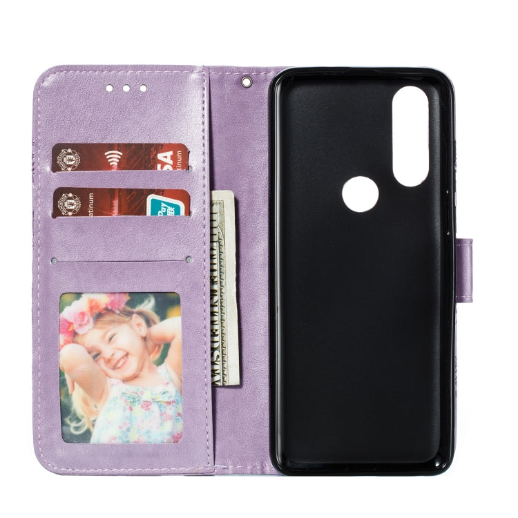 Mandala Embossing Pattern Horizontal Flip Leather Case for Motorola Moto P40 Power , with Holder & Card Slots & Wallet & Photo Frame &  Lanyard