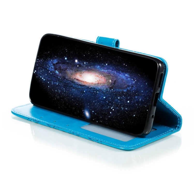 Mandala Embossing Pattern Horizontal Flip Leather Case for Motorola Moto P40 Power , with Holder & Card Slots & Wallet & Photo Frame &  Lanyard