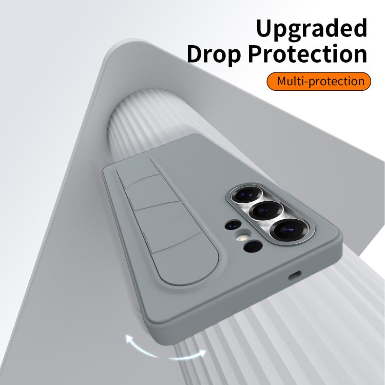 For Samsung Galaxy S23 Ultra 5G Intelligent Control Button Wristband Phone Case