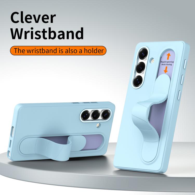 For Samsung Galaxy S24 5G Intelligent Control Button Wristband Phone Case