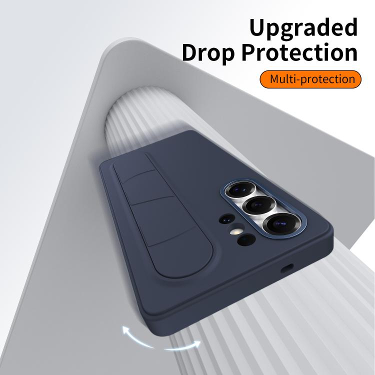 For Samsung Galaxy S25 Ultra 5G Intelligent Control Button Wristband Phone Case