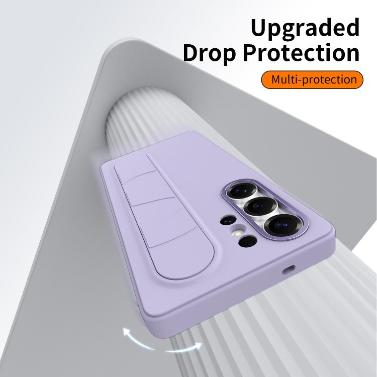 For Samsung Galaxy S25 Ultra 5G Intelligent Control Button Wristband Phone Case