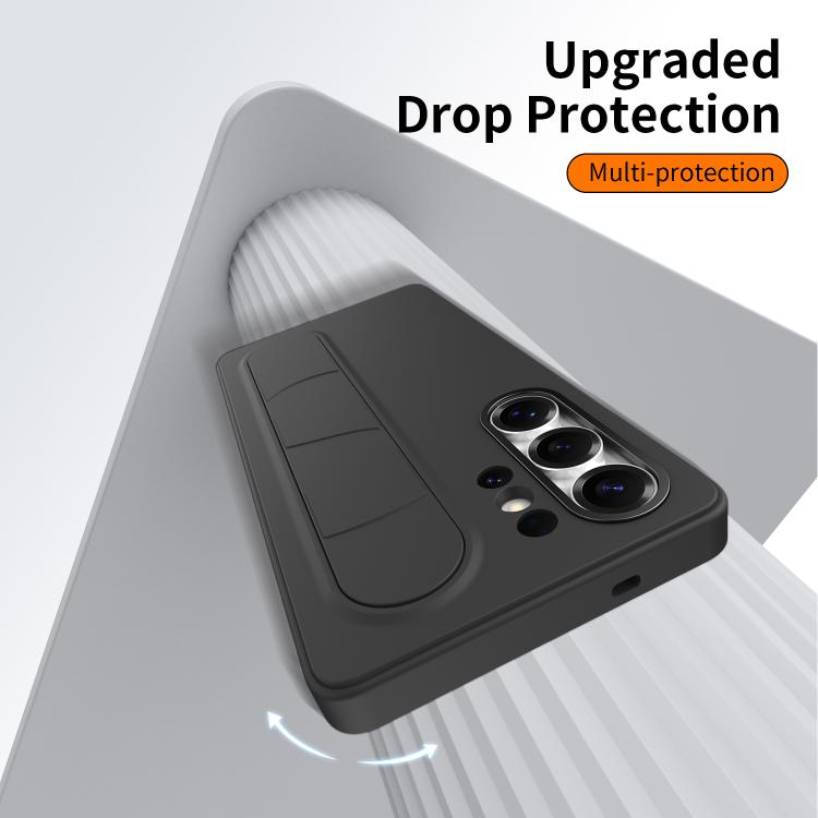 For Samsung Galaxy S25 Ultra 5G Intelligent Control Button Wristband Phone Case