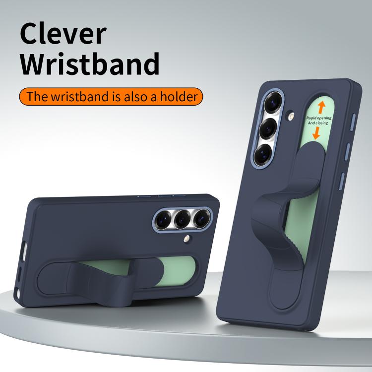 For Samsung Galaxy S26 5G Intelligent Control Button Wristband Phone Case