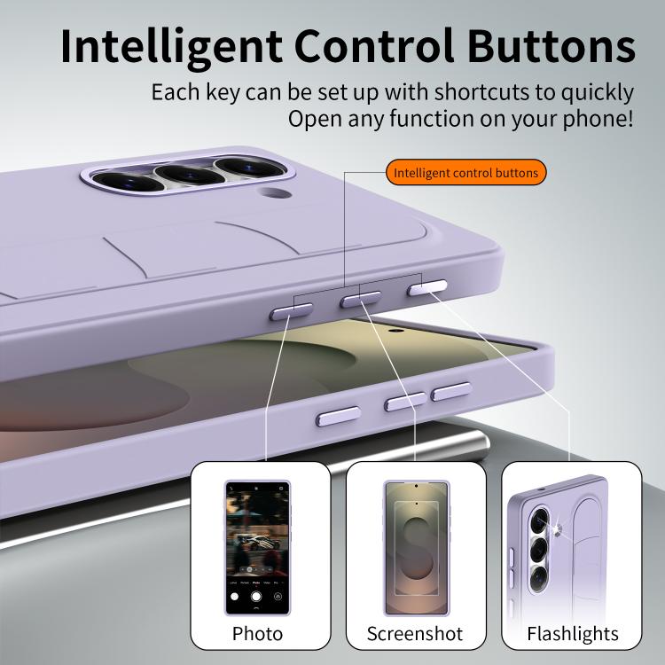 For Samsung Galaxy S26 5G Intelligent Control Button Wristband Phone Case