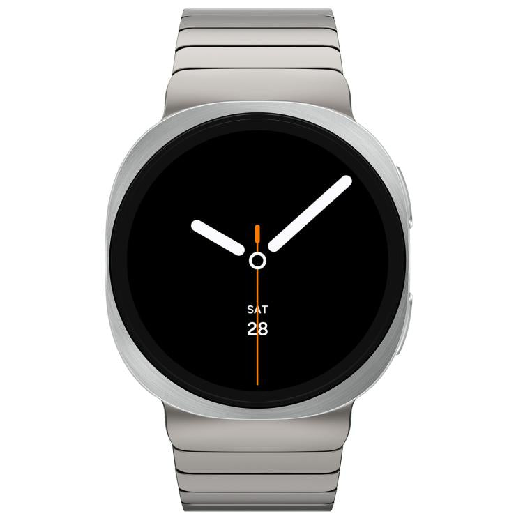 For Samsung Galaxy Watch8 / Watch8 Classic One Beads Butterfly Buckle Titanium Alloy Watch Band
