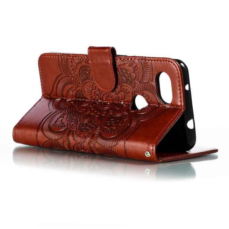 Mandala Embossing Pattern Horizontal Flip Leather Case for Google Pixel 3A , with Holder & Card Slots & Wallet & Photo Frame &  Lanyard