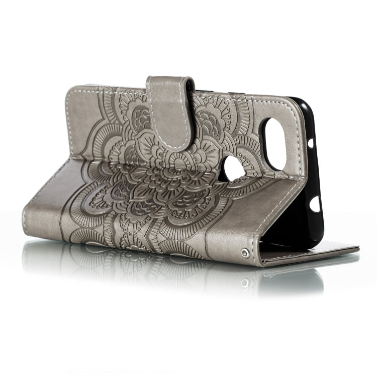 Mandala Embossing Pattern Horizontal Flip Leather Case for Google Pixel 3A , with Holder & Card Slots & Wallet & Photo Frame &  Lanyard