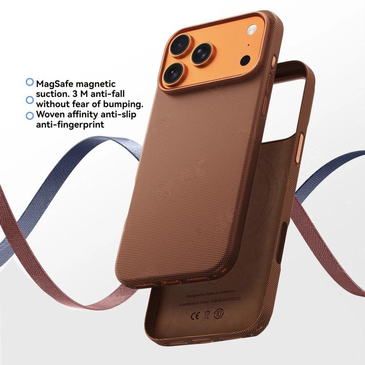 For iPhone 17 Tech Textured Hollow MagSafe PC Phone Case, No AI Camera Button
