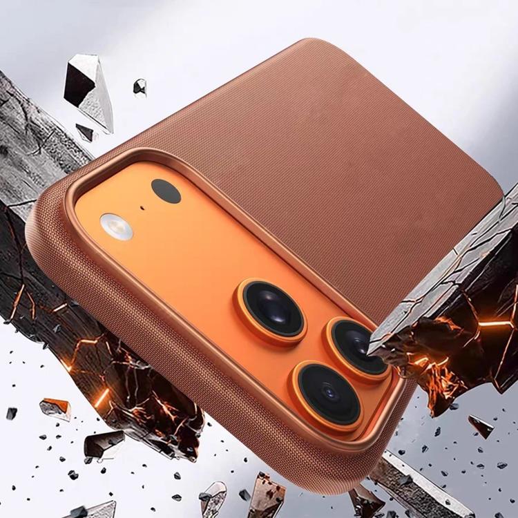 For iPhone 17 Tech Textured Hollow MagSafe PC Phone Case, No AI Camera Button