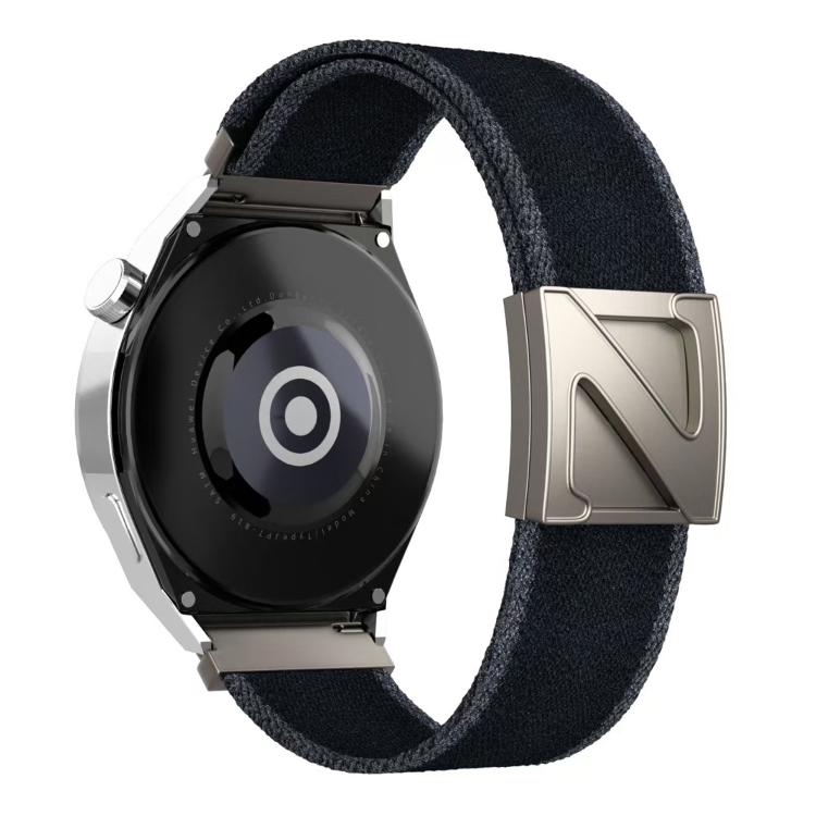 22mm Z-Shaped Magnetic Clasp Two Color Nylon Watch Band