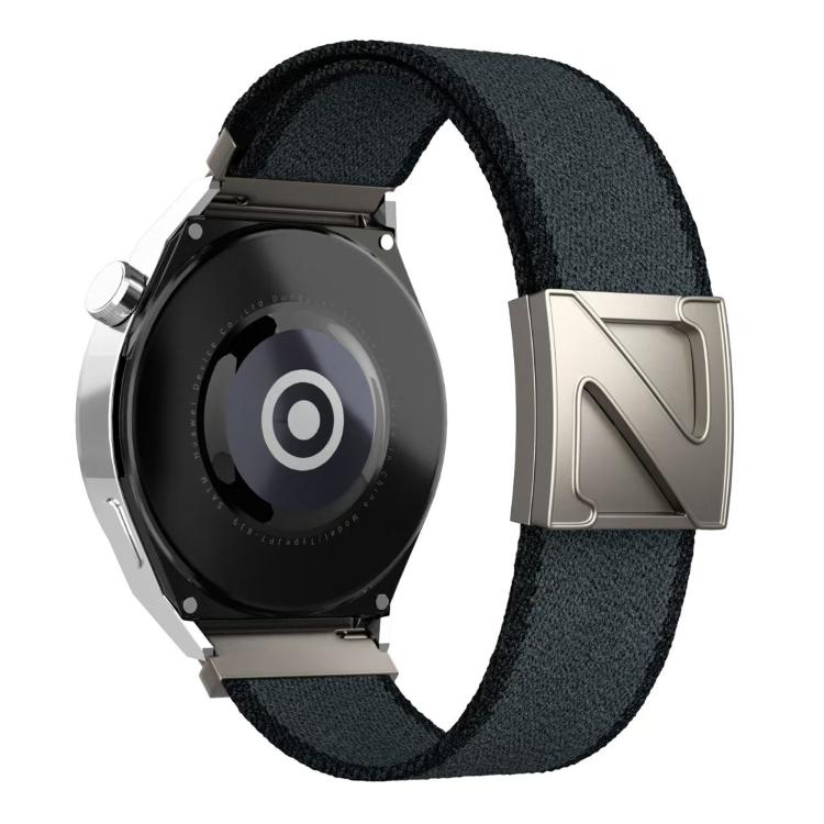 22mm Z-Shaped Magnetic Clasp Two Color Nylon Watch Band