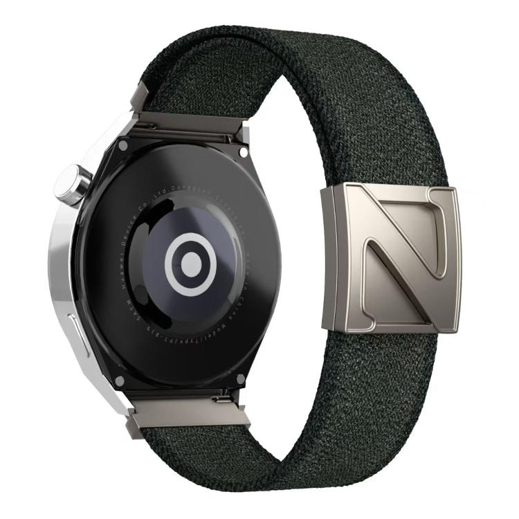 22mm Z-Shaped Magnetic Clasp Two Color Nylon Watch Band