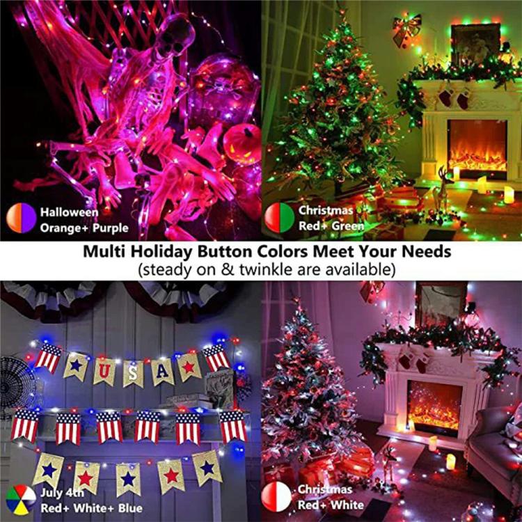 LXDC042 APP Controlled Smart LED String Lights Christmas Party Decoration Lights, Size:20M 200 LEDs