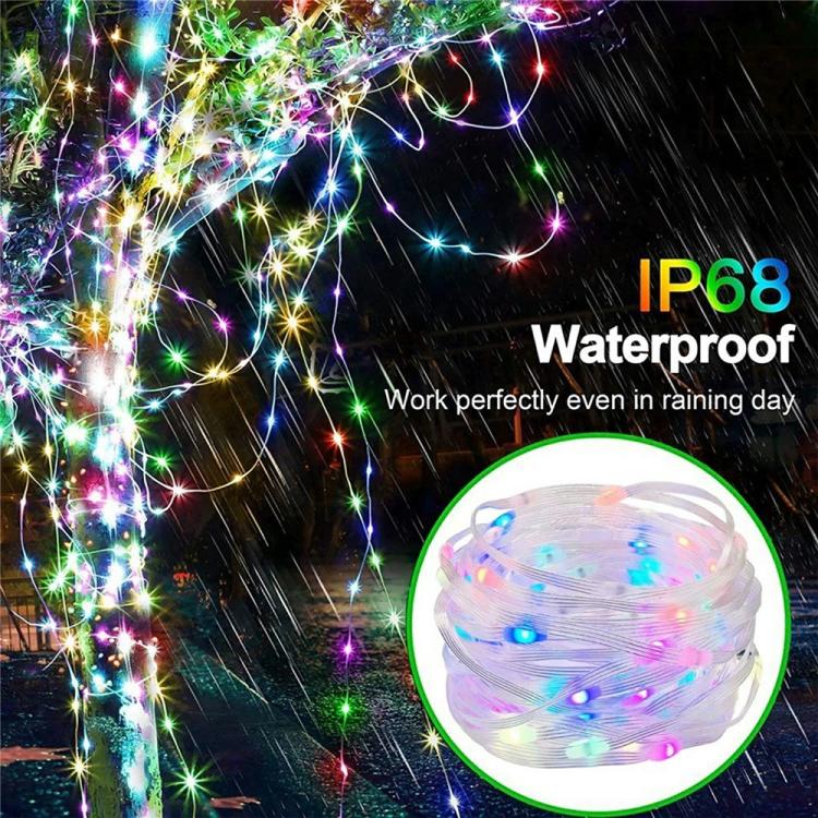 LXDC042 APP Controlled Smart LED String Lights Christmas Party Decoration Lights, Size:20M 200 LEDs