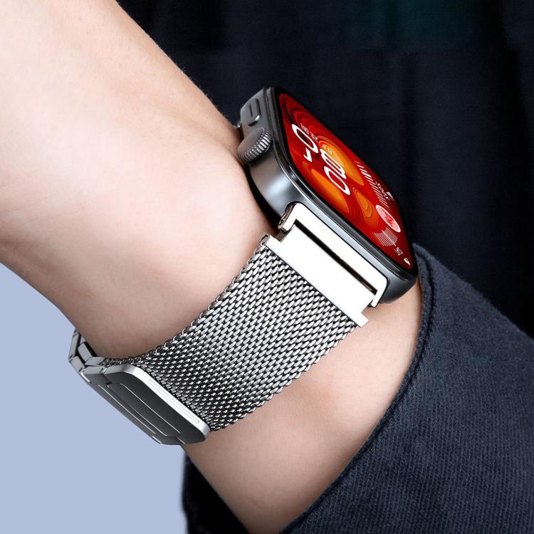 For Huawei Watch Fit4 / Fit4 Pro / Fit3 Magnetic Woven I-Shaped Stainless Steel Watch Band