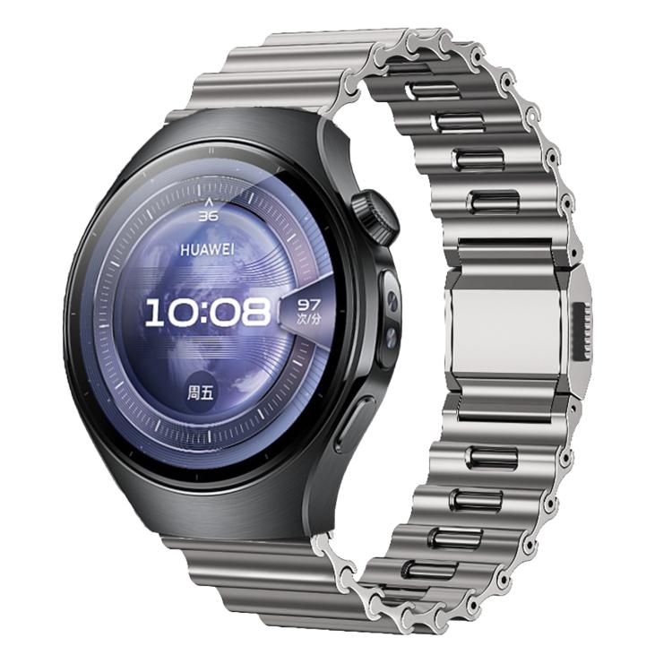 22mm Ocean Wave Texture Magnetic Clasp Stainless Steel Watch Band