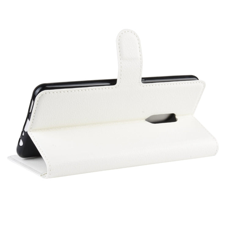 Litchi Texture Horizontal Flip Leather Case for OPPO Realme X, with Wallet & Holder & Card Slots