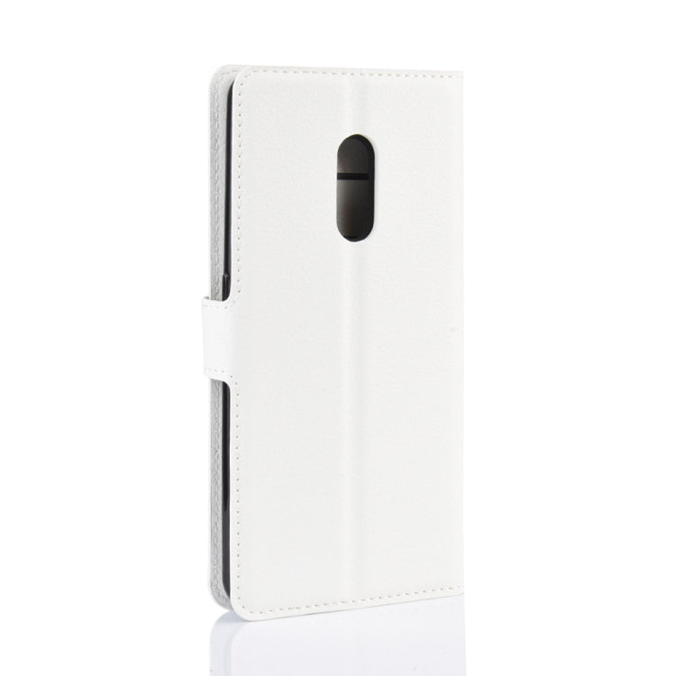Litchi Texture Horizontal Flip Leather Case for OPPO Realme X, with Wallet & Holder & Card Slots