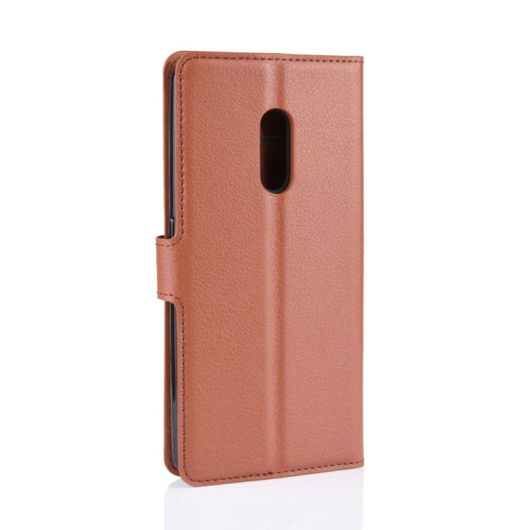 Litchi Texture Horizontal Flip Leather Case for OPPO Realme X, with Wallet & Holder & Card Slots