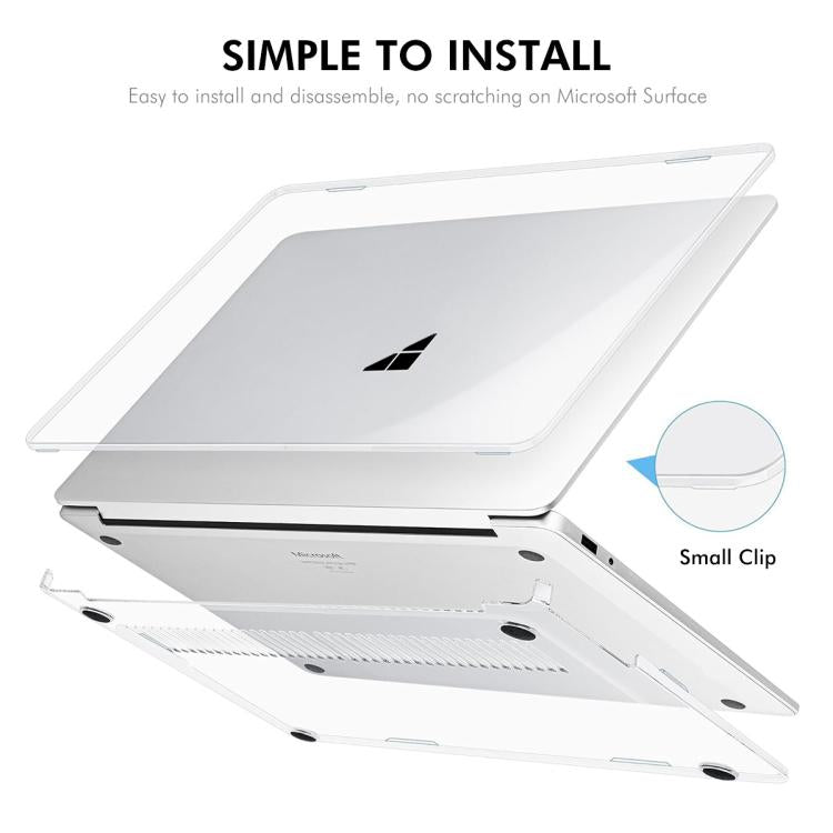 For Microsoft Surface Laptop 13  - 2095 ENKAY Hat-Prince Crystal Protective Case Cover Clear Hard Shell
